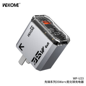 Củ sạc nhanh 35W Wekome WP-U23 GaN  (2 Cổng Sạc A+C)